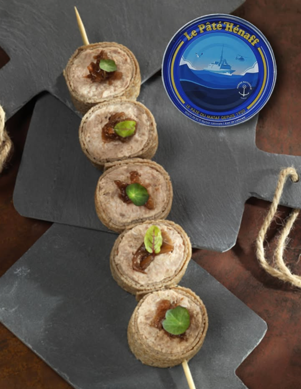 Henaff Pork Pate 5.4 oz, original blue tin: Default Title