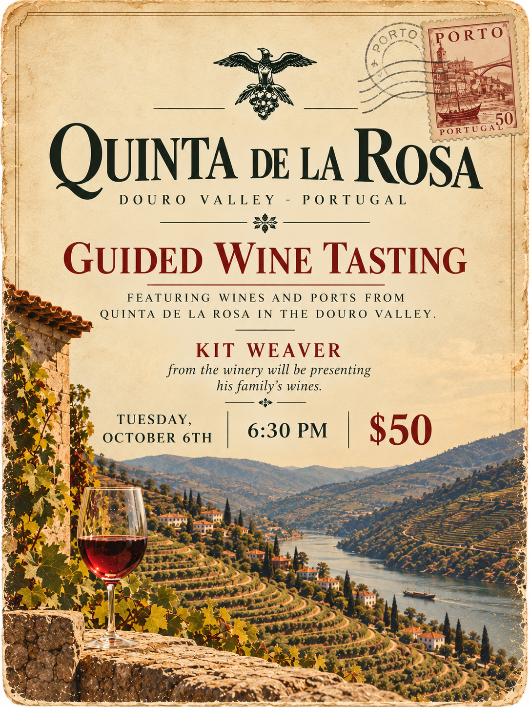 Guided Wine Tasting: Quinta De La Rosa