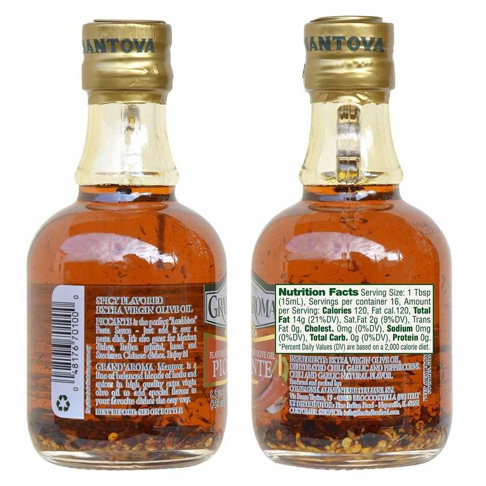 Mantova Grand'Aroma Piccante Extra Virgin Olive Oil, 8.5 oz.: 1 pack