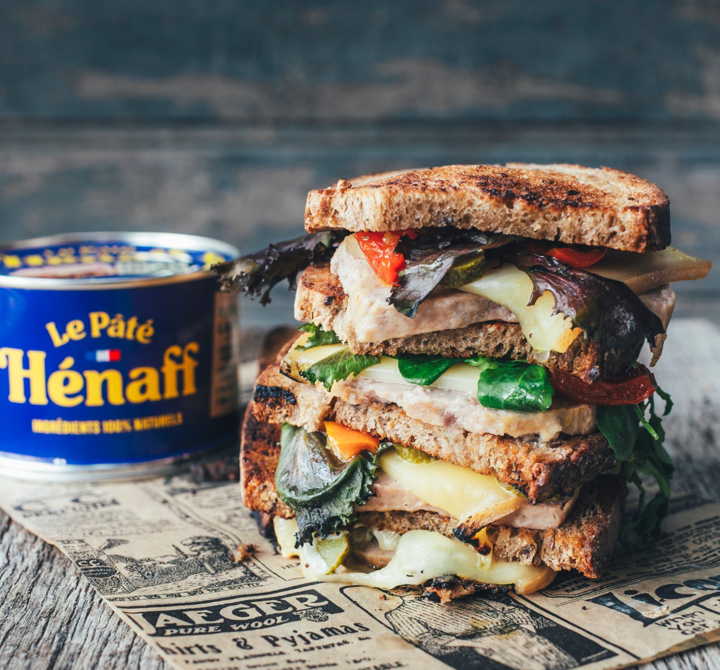 Henaff Pork Pate 5.4 oz, original blue tin: Default Title