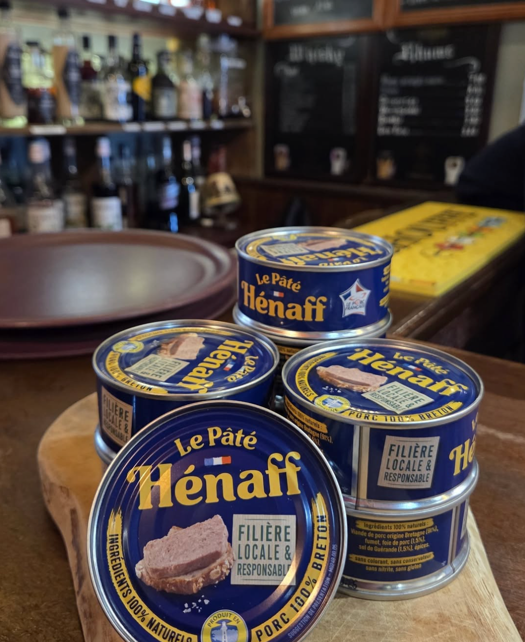 Henaff Pork Pate 5.4 oz, original blue tin: Default Title