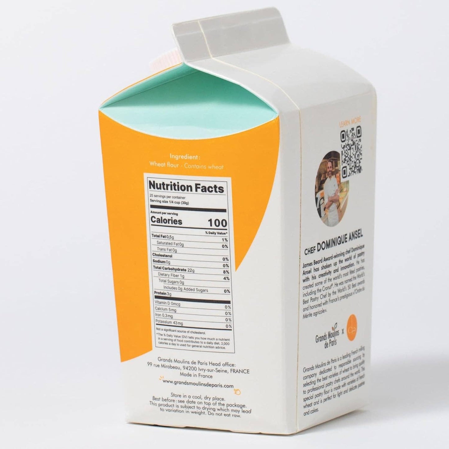 Fine French Pastry Organic Flour, by Dominique Ansel 1.65lb