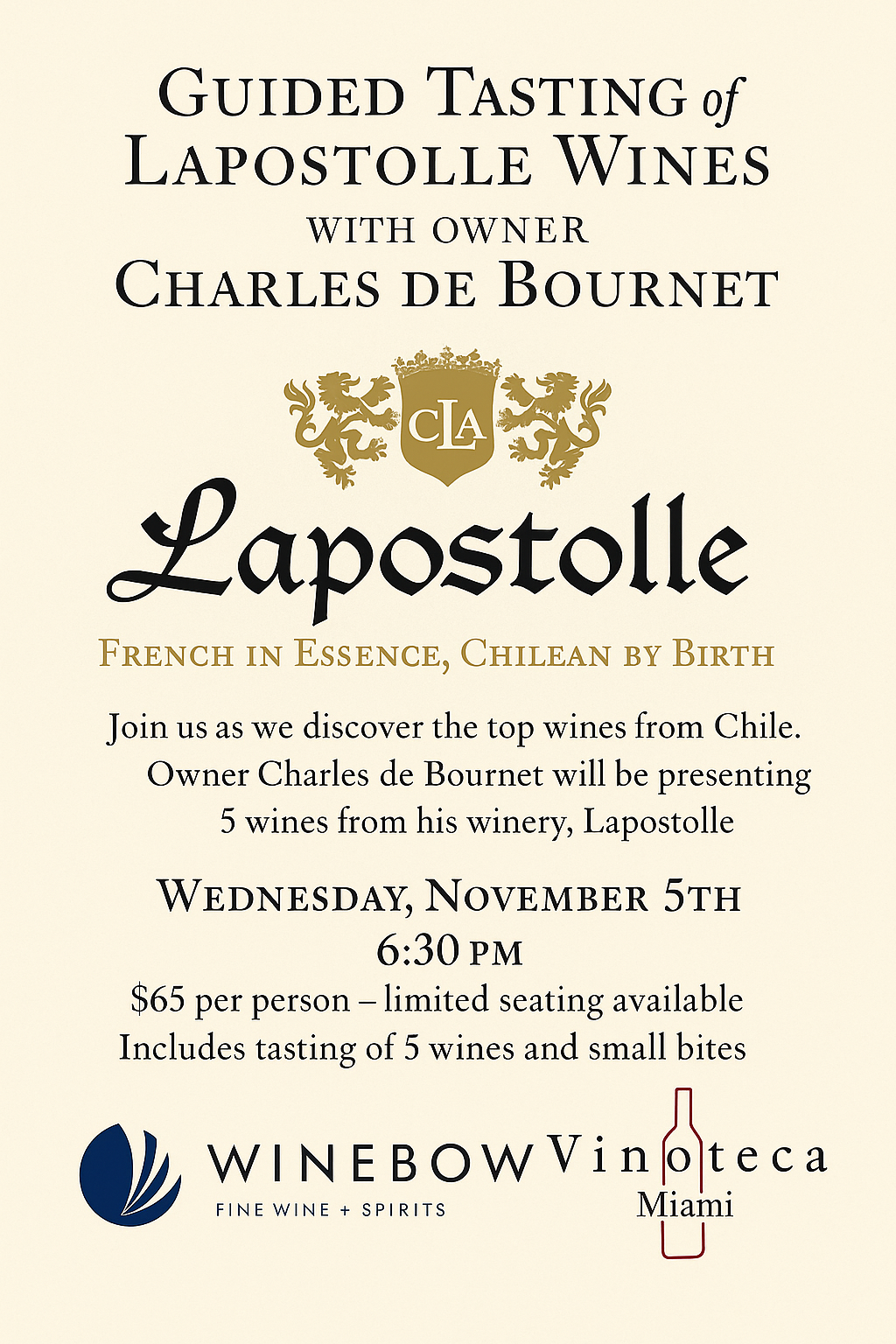 Guided Tasting: Lapostolle