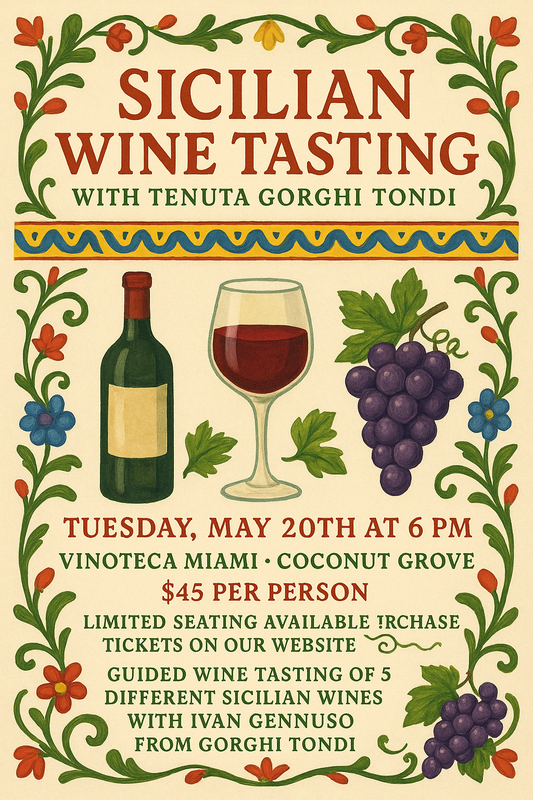 Wines of Sicily: Guided Wine Tasting